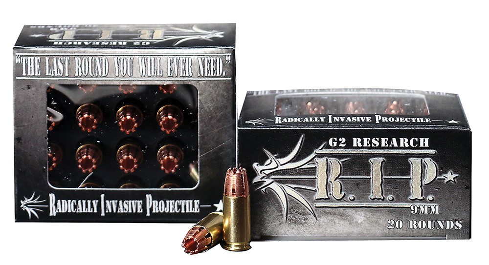 G2 Research R.I.P 9mm Luger 92 gr Fracturing Hollow Point 20 Per Box-img-0