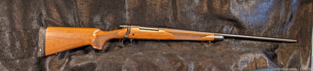 Remington 700 CDL 35 Whelen Bolt Action Rifle Walnut Stock Matte -img-0