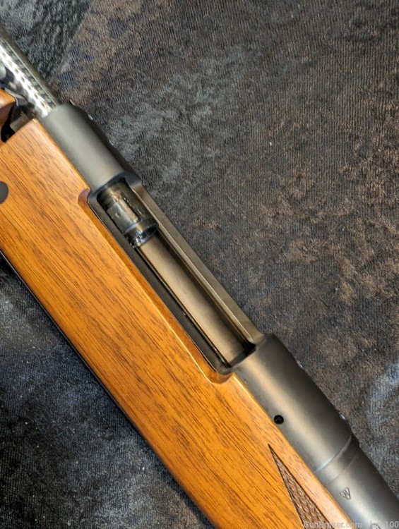 Remington 700 CDL 35 Whelen Bolt Action Rifle Walnut Stock Matte -img-19