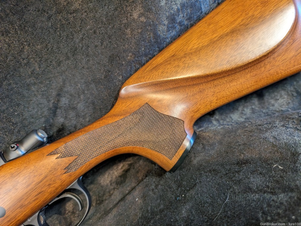 Remington 700 CDL 35 Whelen Bolt Action Rifle Walnut Stock Matte -img-25
