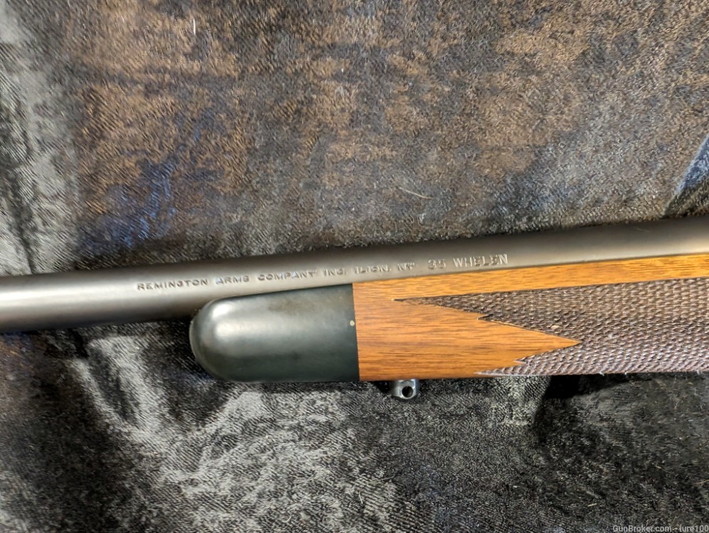 Remington 700 CDL 35 Whelen Bolt Action Rifle Walnut Stock Matte -img-29