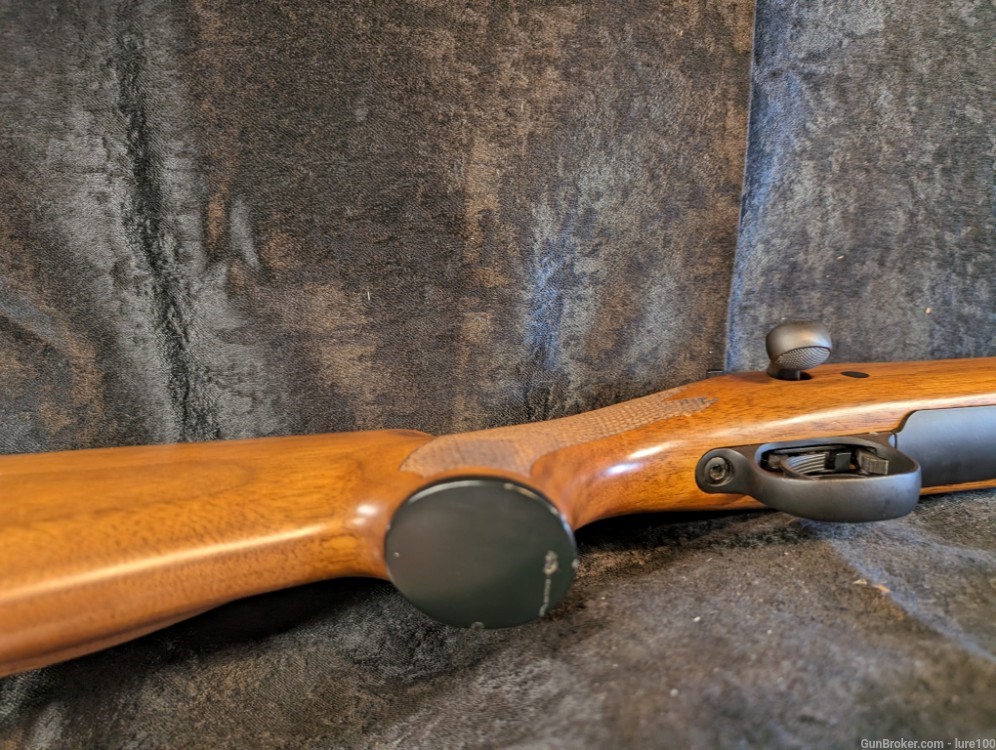 Remington 700 CDL 35 Whelen Bolt Action Rifle Walnut Stock Matte -img-12