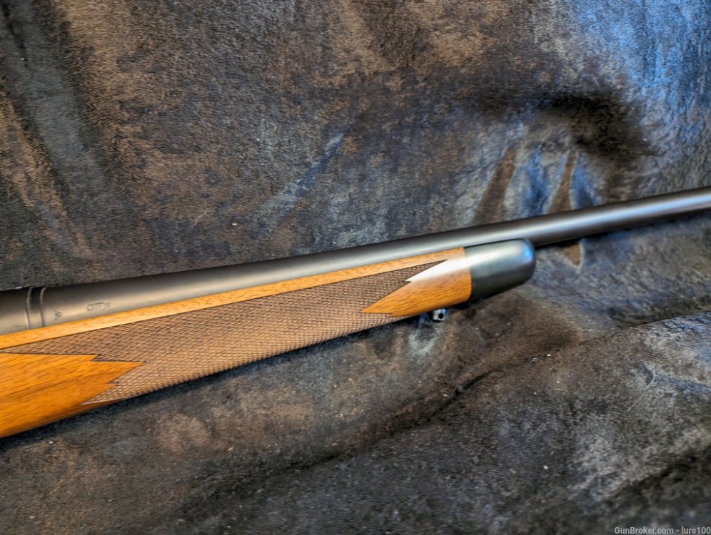Remington 700 CDL 35 Whelen Bolt Action Rifle Walnut Stock Matte -img-4