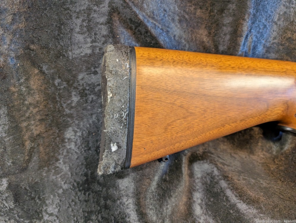 Remington 700 CDL 35 Whelen Bolt Action Rifle Walnut Stock Matte -img-9
