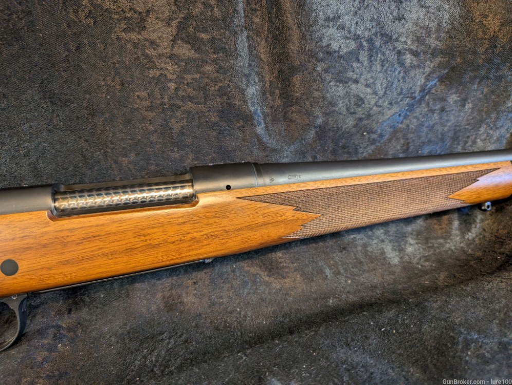 Remington 700 CDL 35 Whelen Bolt Action Rifle Walnut Stock Matte -img-3