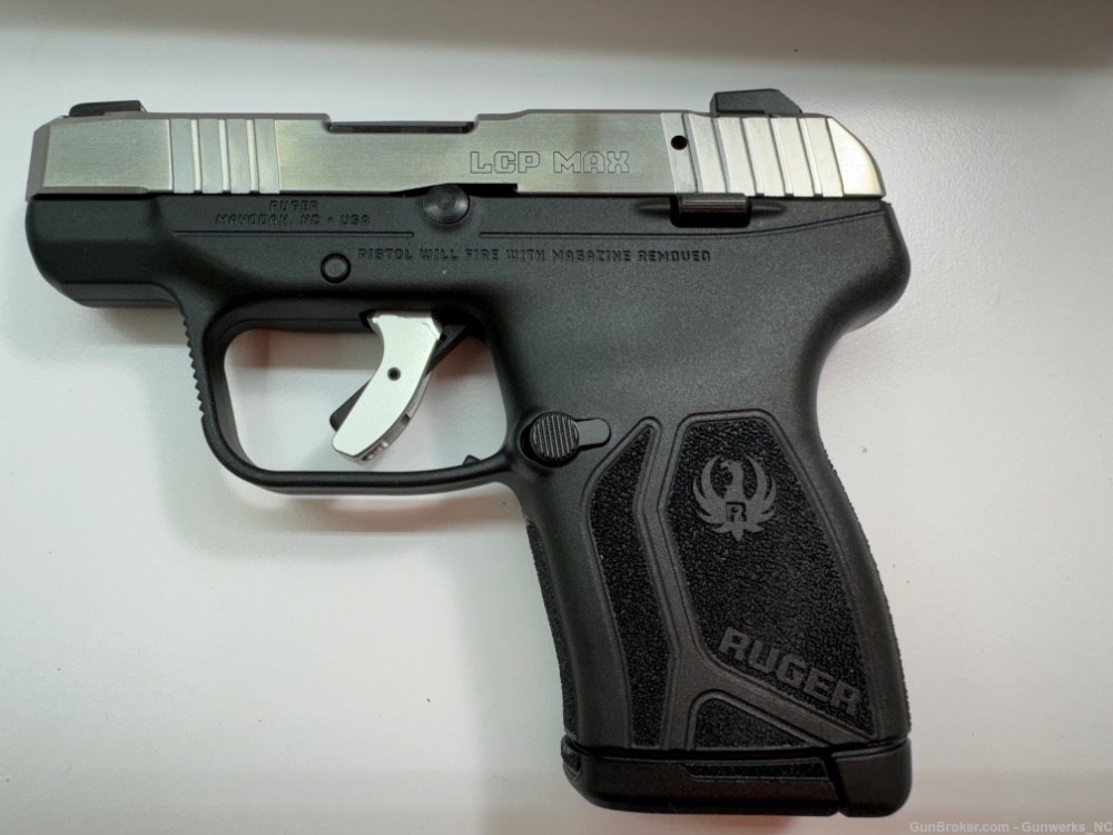 BRAND NEW - Ruger LCP MAX 75th Anniversary Edition - Stainless Slide-img-1