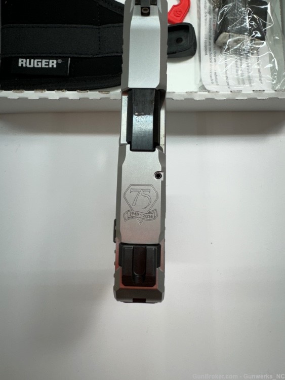 BRAND NEW - Ruger LCP MAX 75th Anniversary Edition - Stainless Slide-img-4