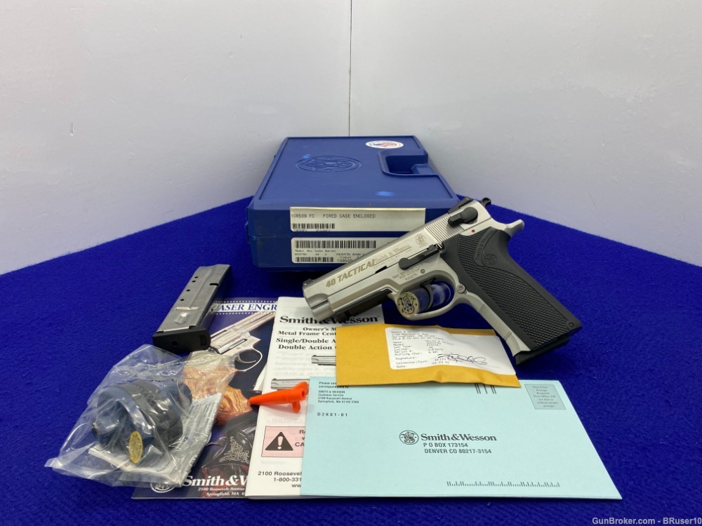 2002 Smith Wesson 4003TSW .40 S&W SS 4" *PHENOMENAL EXAMPLE*-img-44