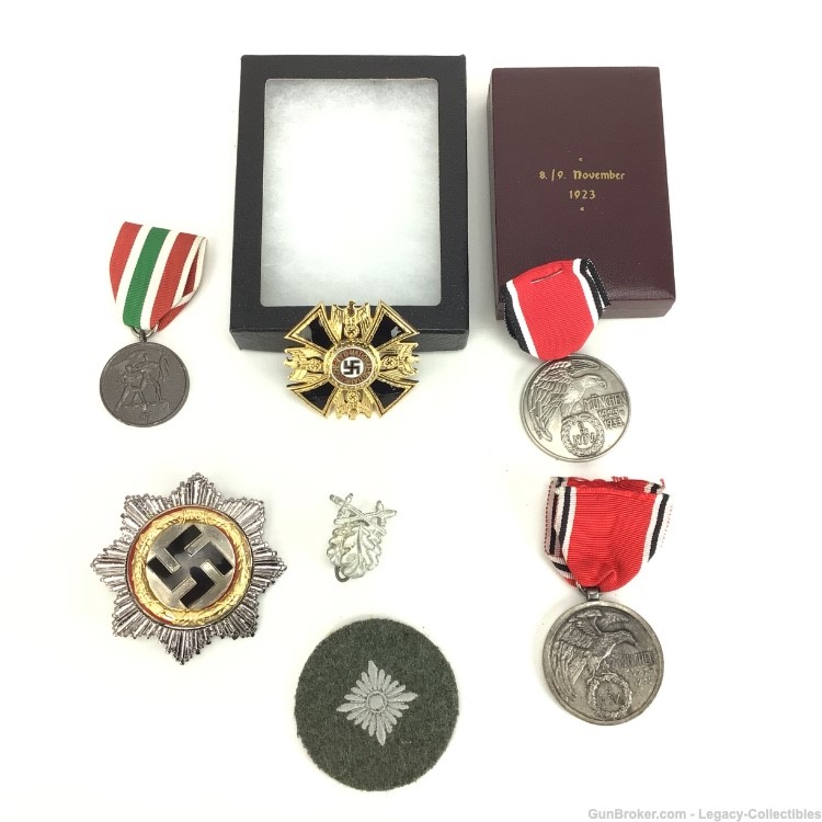 Lot Of Various NSDAP Medal-Badges-Pins WWII German Insignia-img-0