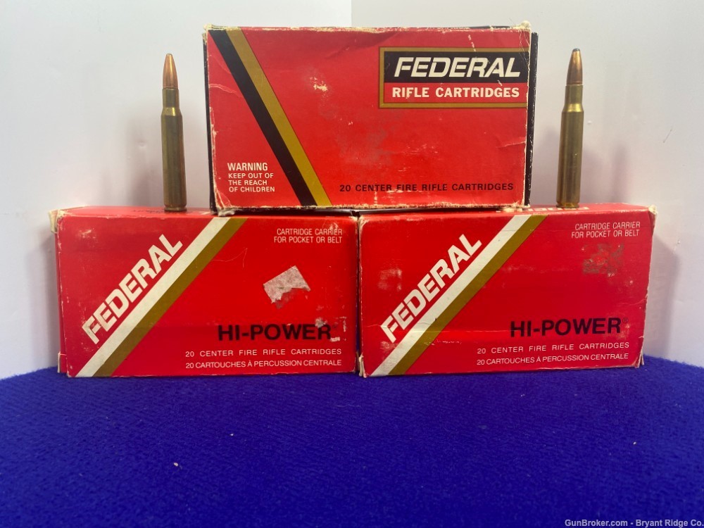 Federal Rifle 30-06 Springfield 60 Rounds *STRONG PERFORMANCE* 3 full boxes-img-0