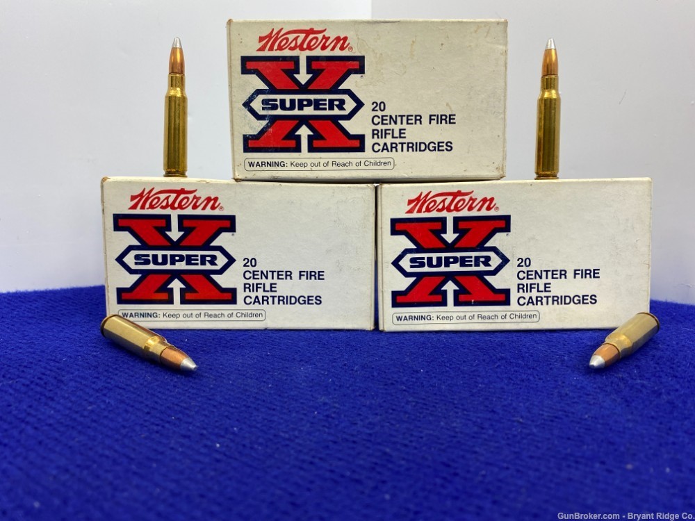 VINTAGE WInchester Western SuperX 308 Win 60rds *HIGH GRADE COLLECTOR AMMO*-img-18