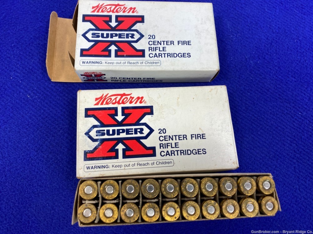 VINTAGE WInchester Western SuperX 308 Win 60rds *HIGH GRADE COLLECTOR AMMO*-img-7