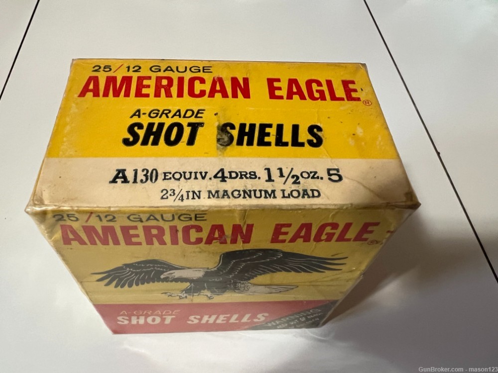 FULL 12 GA A GRADE AMERICAN EAGLE MAGNUM BOX NO 5-img-1