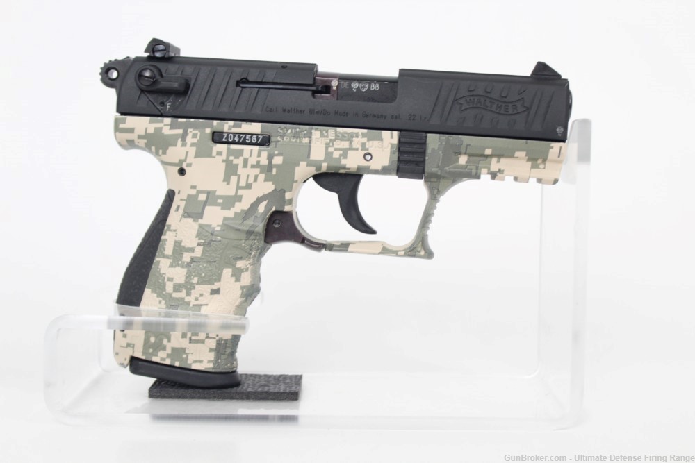 Excellent Condition Walther P22 Digital Camo ACU 22 Long Rifle 10+1-img-6