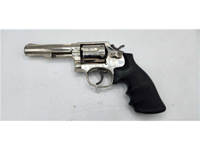 Pre Owned: Smith & Wesson Model 10 .38 Special Revolver - Nickel Finish 