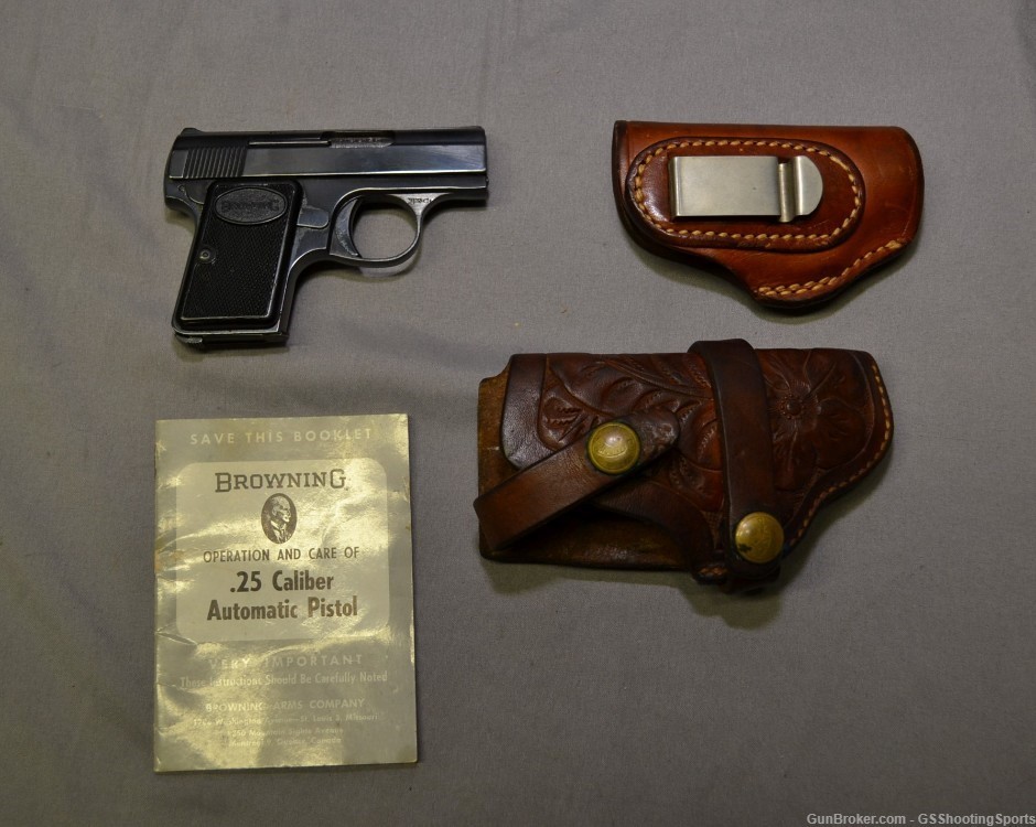 FN Baby Browning .25 ACP Pocket Pistol NO RESERVE-img-5