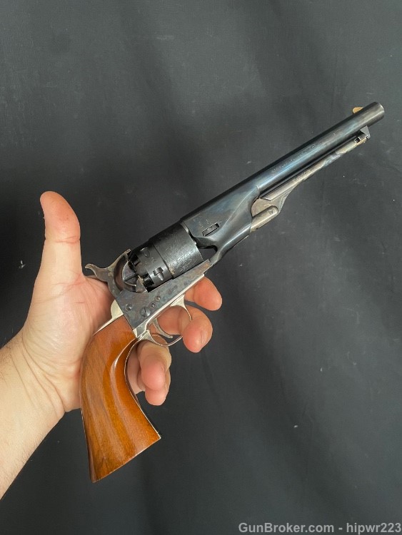 Lyman Colt 1860 black powder Percussion revolver .44 Cal made in 1975 -img-28