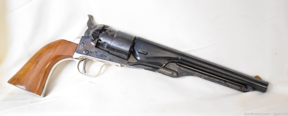 Lyman Colt 1860 black powder Percussion revolver .44 Cal made in 1975 -img-1