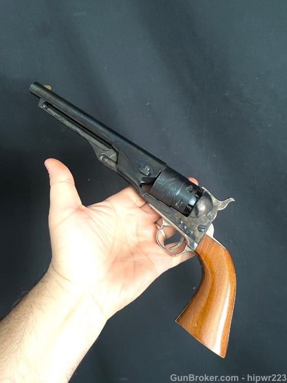 Lyman Colt 1860 black powder Percussion revolver .44 Cal made in 1975 -img-27