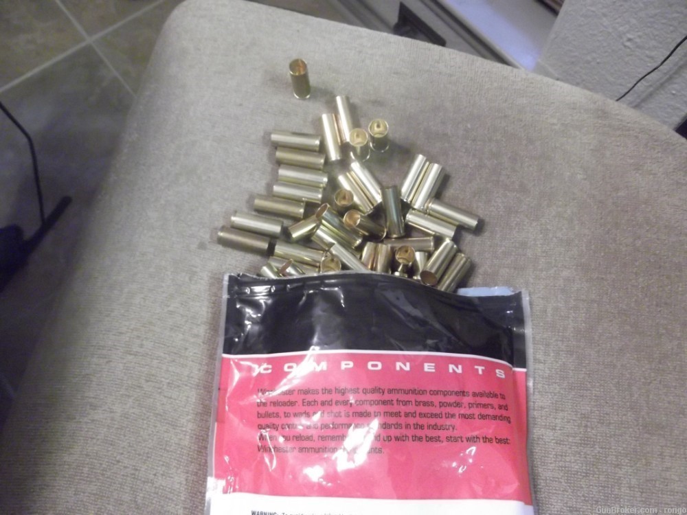 100 Rds 45 COLT WINCHESTER Brass ***NEW*** PRIMED***READY TO LOAD**-img-1