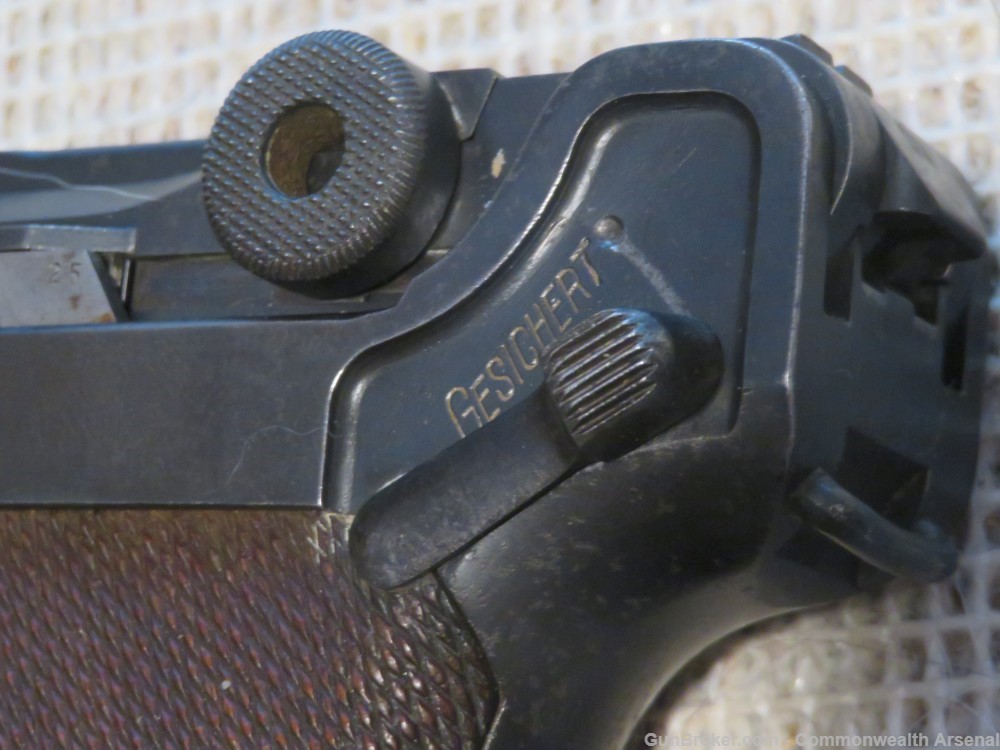 WW1-WW2 German P.08 9mm Luger Pistol Matching No Import DWM 1915-img-17