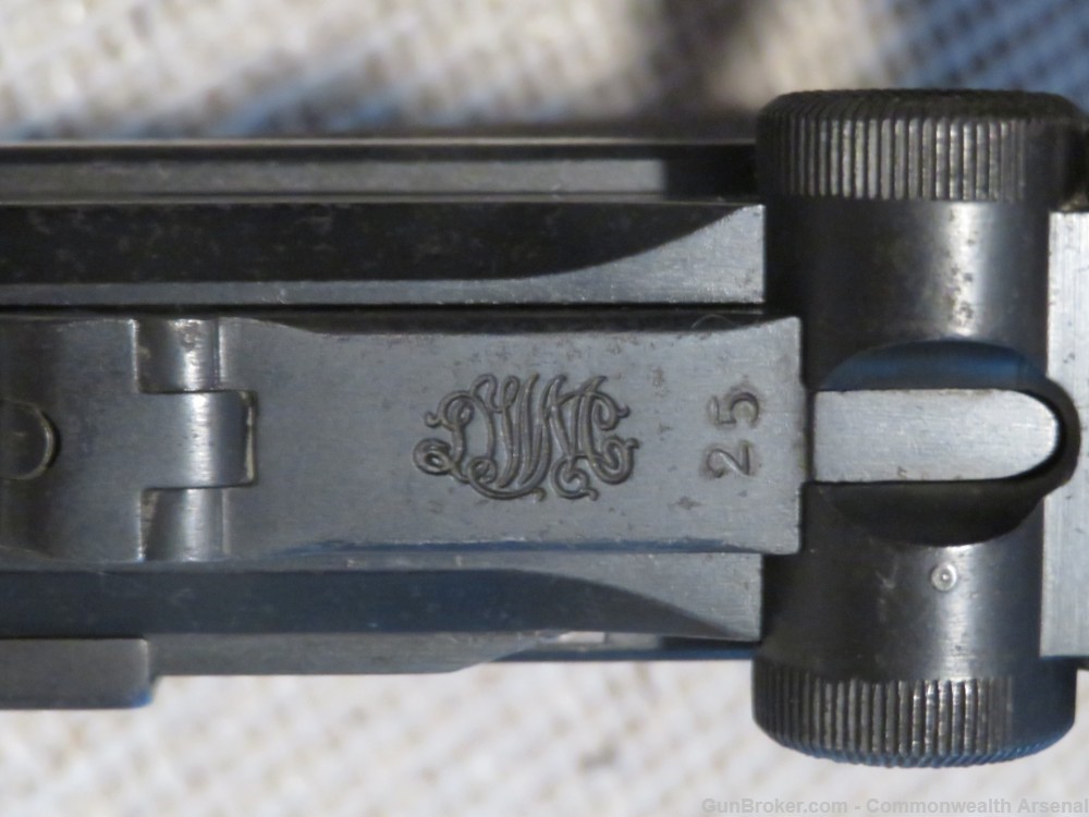 WW1-WW2 German P.08 9mm Luger Pistol Matching No Import DWM 1915-img-25
