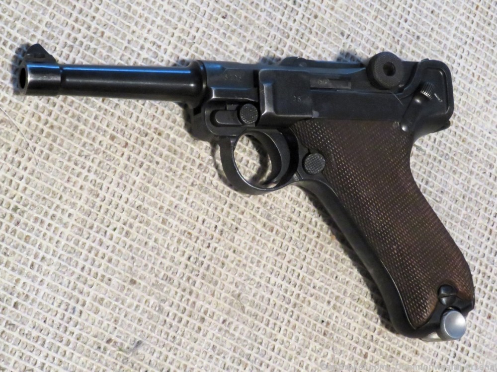 WW1-WW2 German P.08 9mm Luger Pistol Matching No Import DWM 1915-img-34