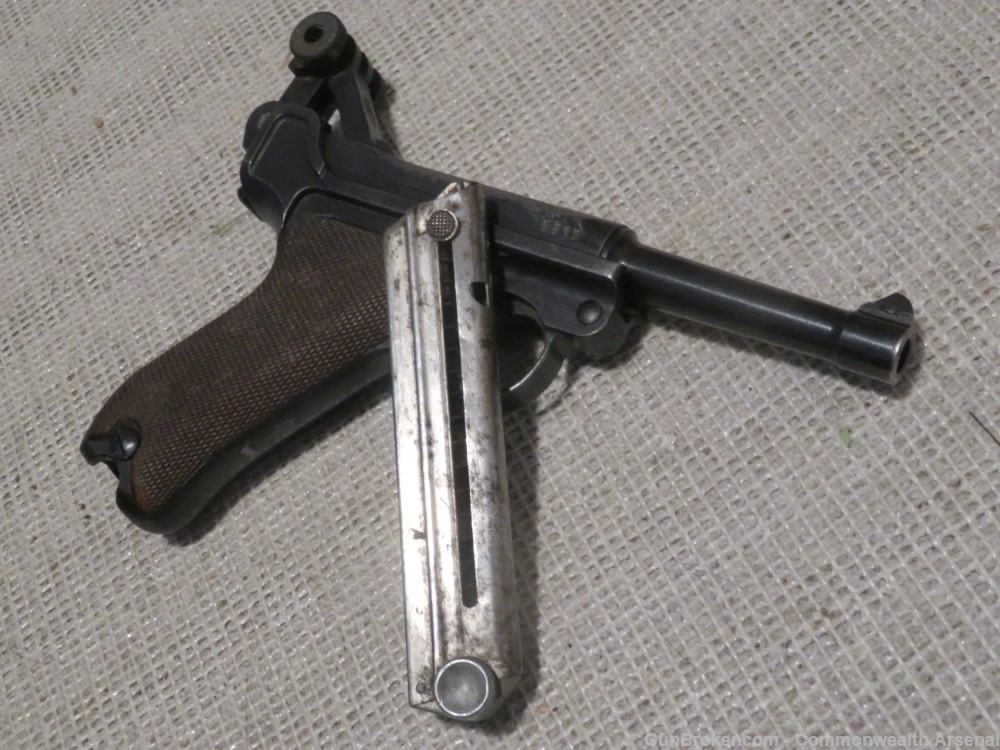 WW1-WW2 German P.08 9mm Luger Pistol Matching No Import DWM 1915-img-30