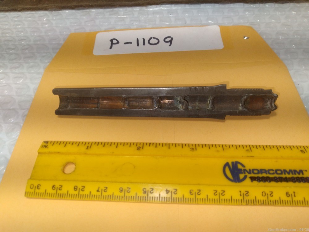 COLT BARREL WITH 7+ STUCK BULLETS SECTIONED DISPLAY P-1109-img-4