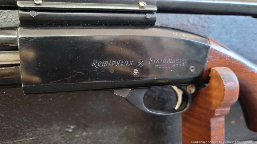 Remington Fieldmaster Model 572 pump action rifle .22 S/L/LR-img-1