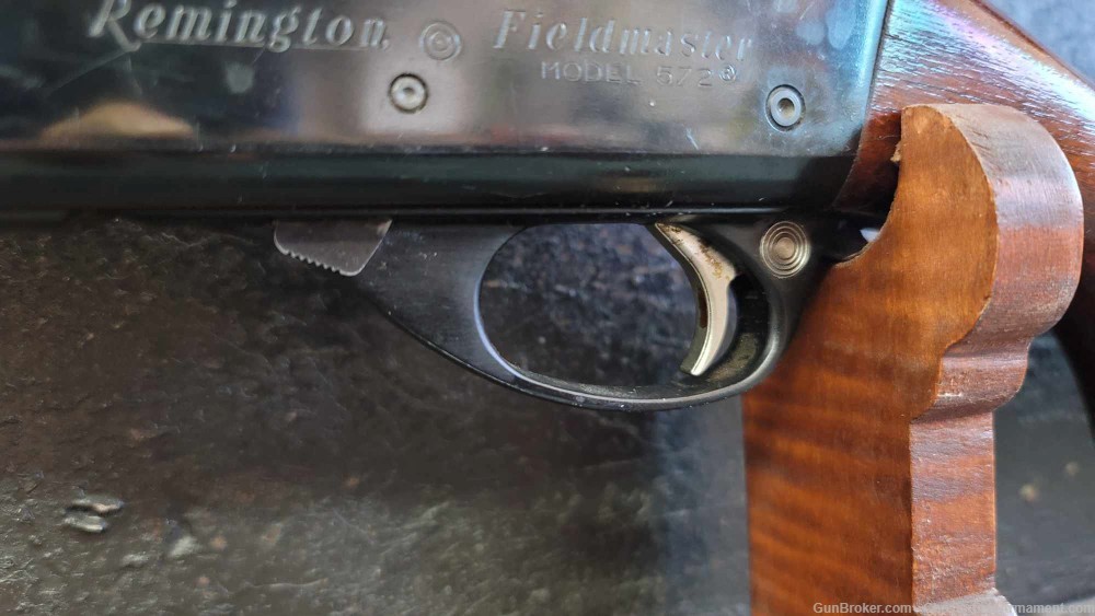 Remington Fieldmaster Model 572 pump action rifle .22 S/L/LR-img-7