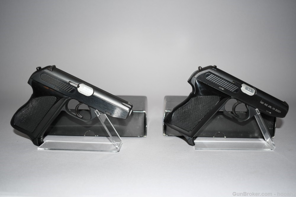 2 Heckler & Koch HK Model 4 Pistols 380 ACP Consecutive Serials W Boxes 86-img-0