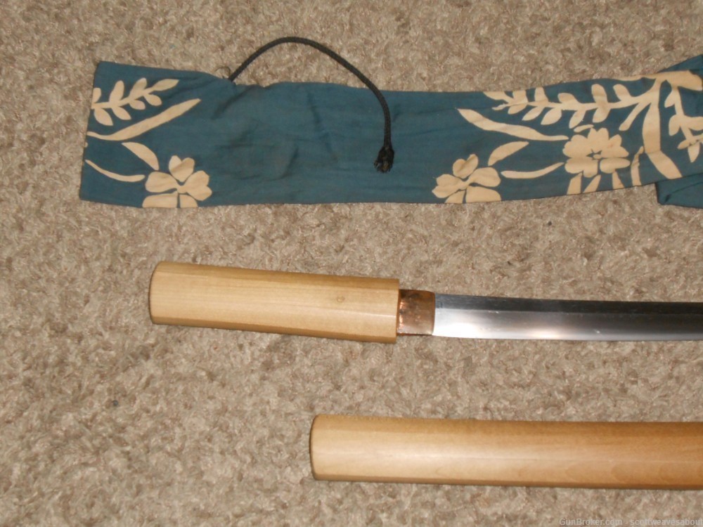 Antique Koto Period Japanese Katana Sword Wakizashi Signed Sanjo Yoshinaga -img-1