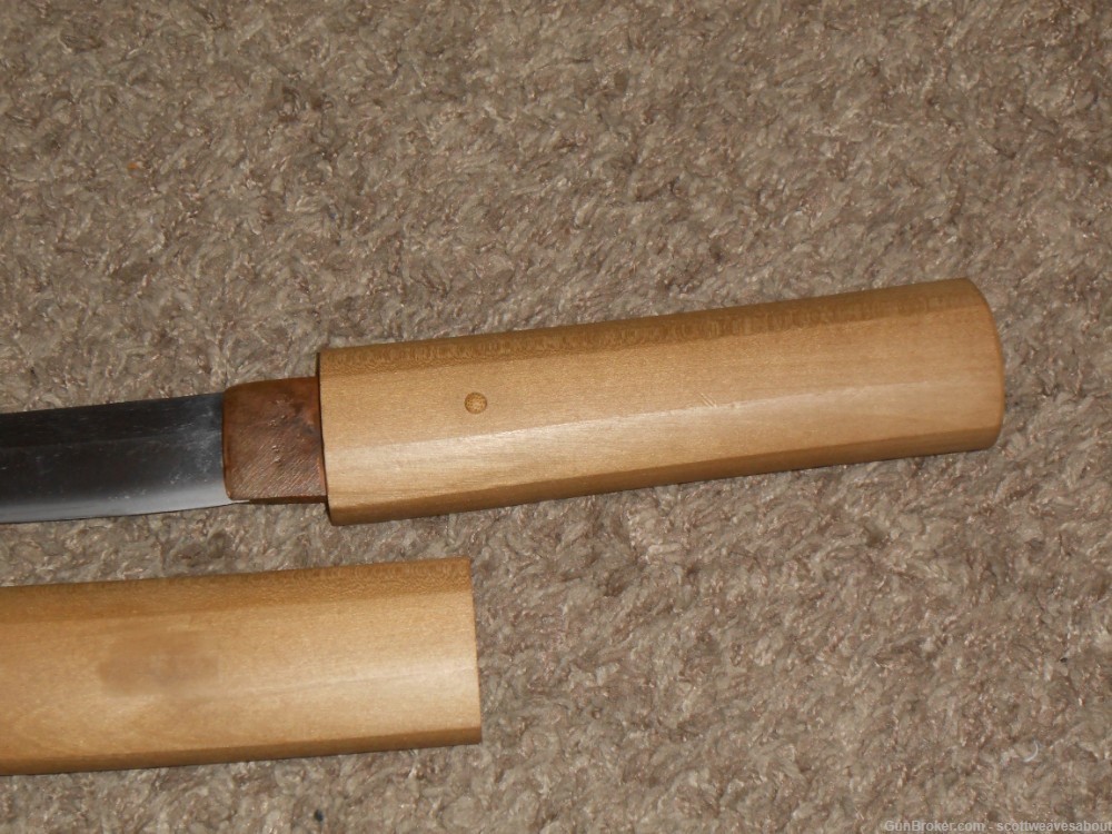 Antique Koto Period Japanese Katana Sword Wakizashi Signed Sanjo Yoshinaga -img-12