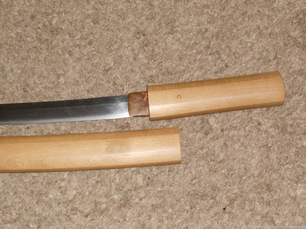 Antique Koto Period Japanese Katana Sword Wakizashi Signed Sanjo Yoshinaga -img-9