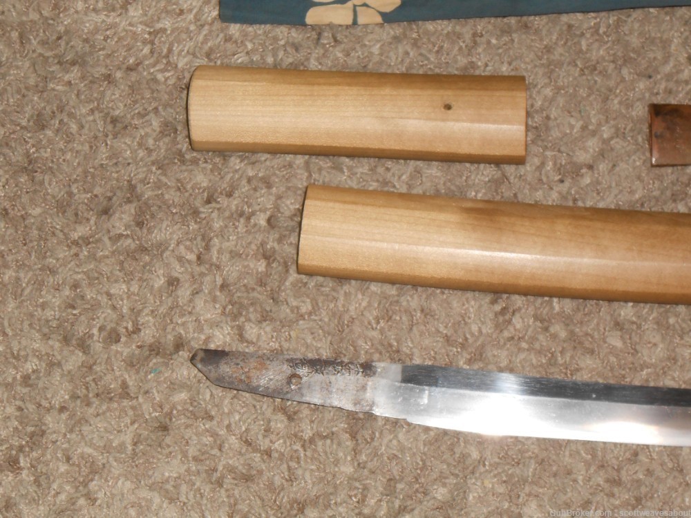 Antique Koto Period Japanese Katana Sword Wakizashi Signed Sanjo Yoshinaga -img-17