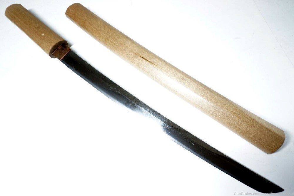 Antique Koto Period Japanese Katana Sword Wakizashi Signed Sanjo Yoshinaga -img-29
