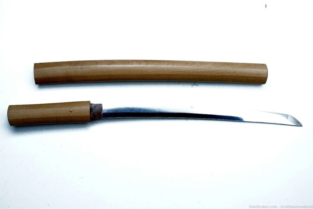 Antique Koto Period Japanese Katana Sword Wakizashi Signed Sanjo Yoshinaga -img-28