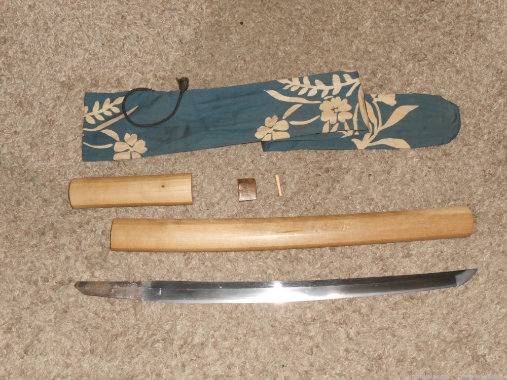 Antique Koto Period Japanese Katana Sword Wakizashi Signed Sanjo Yoshinaga -img-16
