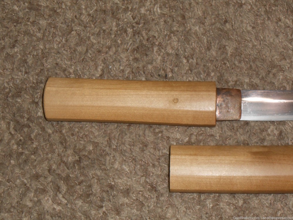 Antique Koto Period Japanese Katana Sword Wakizashi Signed Sanjo Yoshinaga -img-22
