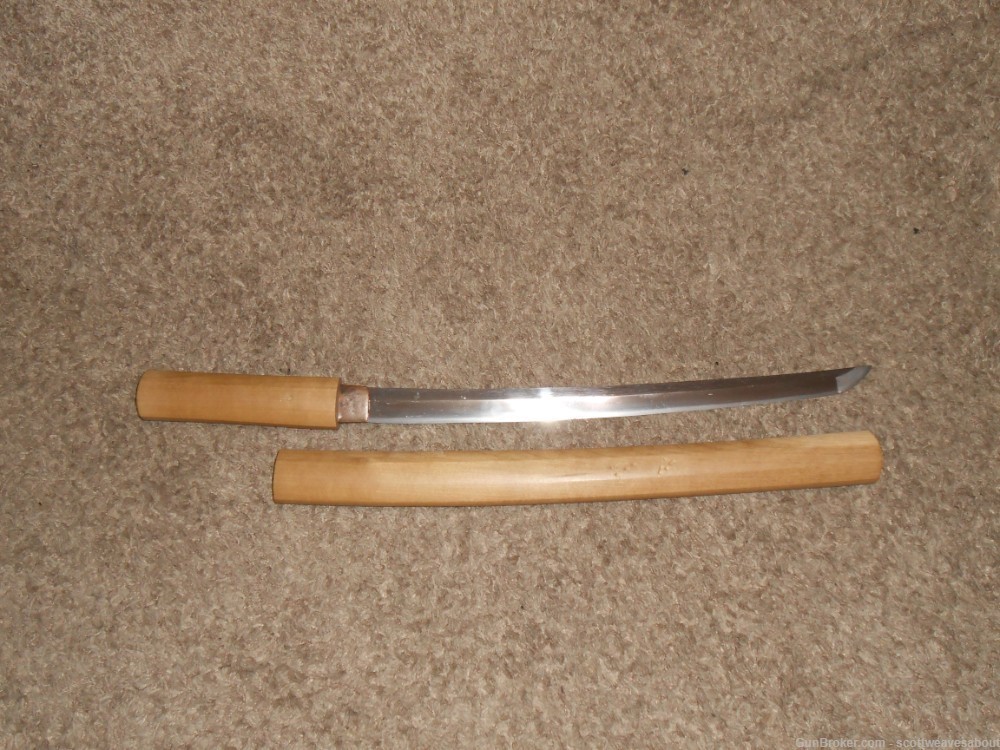 Antique Koto Period Japanese Katana Sword Wakizashi Signed Sanjo Yoshinaga -img-21