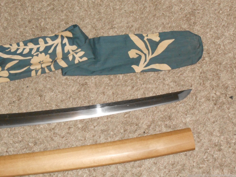Antique Koto Period Japanese Katana Sword Wakizashi Signed Sanjo Yoshinaga -img-3