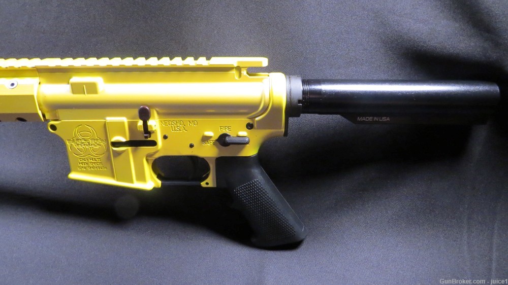 Black Rain Ordnance Spec15 AR Builder Kit 15" Handguard - Electric Yellow-img-6