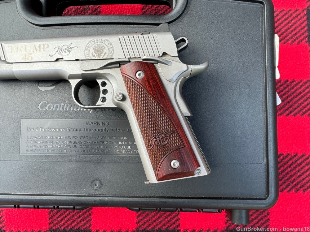 Kimber Stainless II 1911 45 ACP TRUMP 2020 Exclusive LNIB-img-7