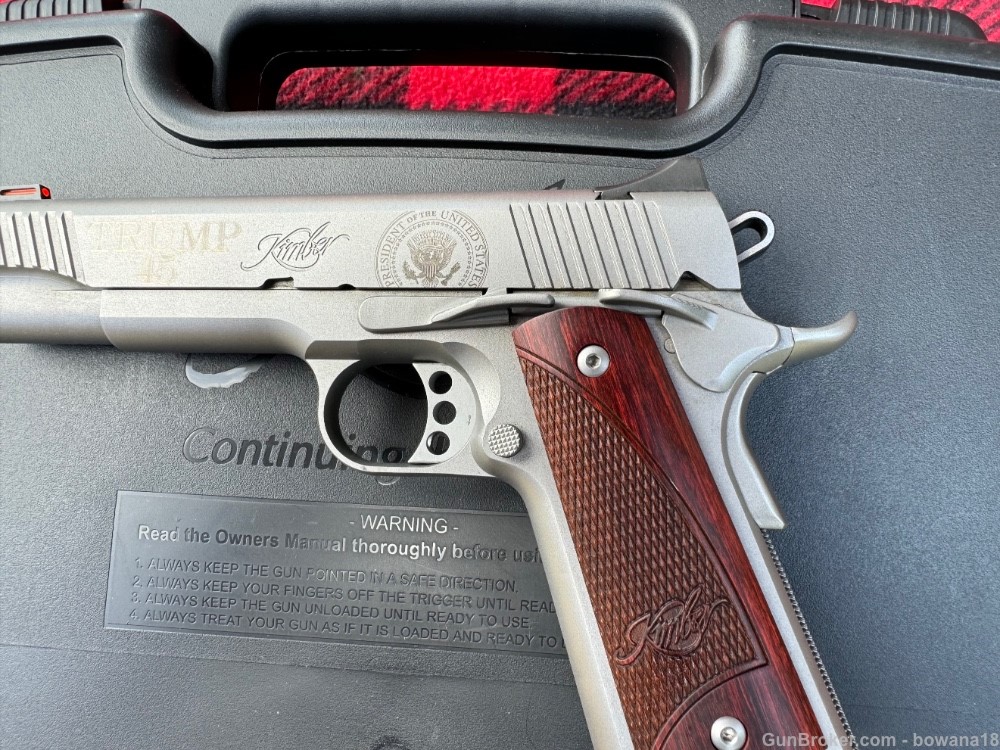 Kimber Stainless II 1911 45 ACP TRUMP 2020 Exclusive LNIB-img-8