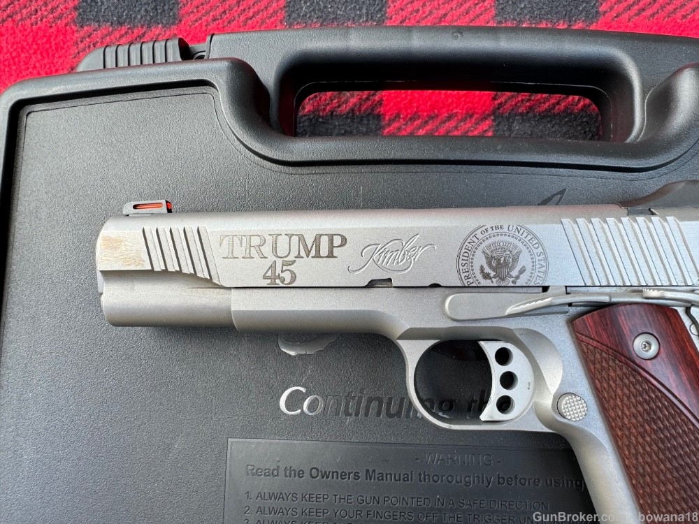 Kimber Stainless II 1911 45 ACP TRUMP 2020 Exclusive LNIB-img-9