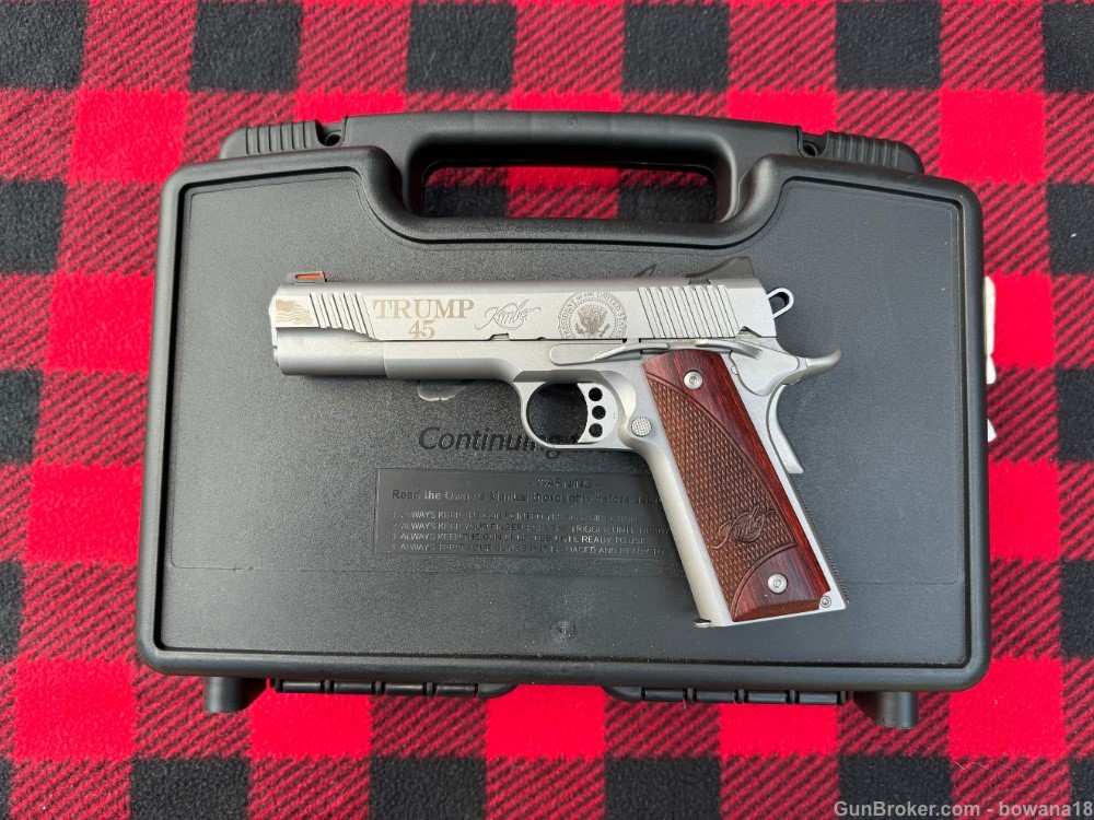 Kimber Stainless II 1911 45 ACP TRUMP 2020 Exclusive LNIB-img-6