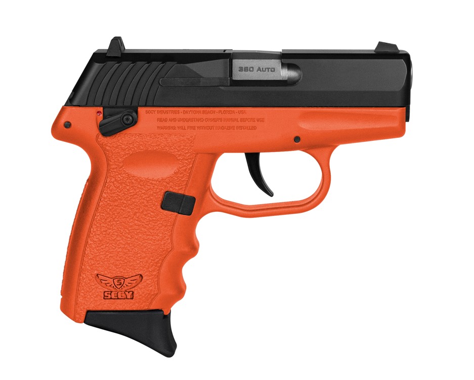 SCCY Industries CPX-4 380 ACP 2.96 Orange/Black Pistol-img-0