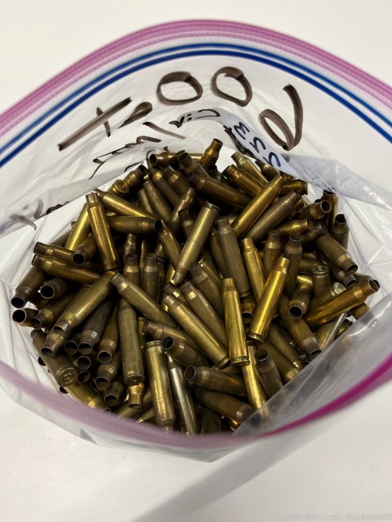223 Rem Brass Civilian Military Mix Once-Fired 1x 600ct.-img-1