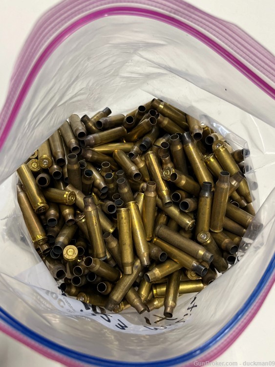 223 Rem Brass Military Mix Mostly Once-Fired 1-2x 500ct. -img-1